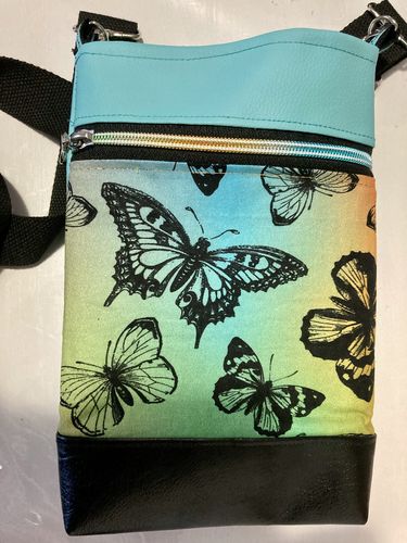 Customer photo review of Wanderlust Phone Bag Pattern