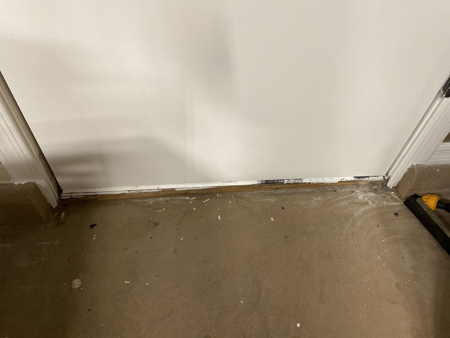 Customer photo review of 36" Universal Wrap-Around Door Sweep