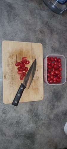 Customer photo review of Handgeschmiedetes Allzweckmesser