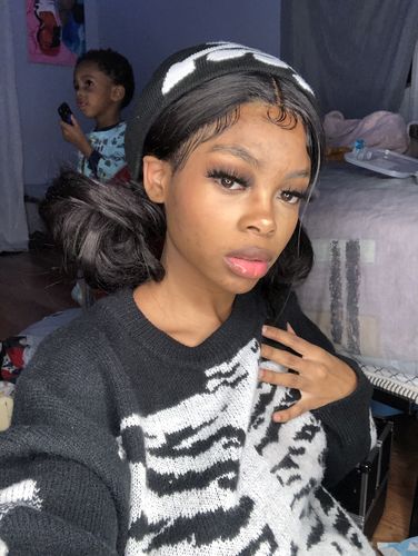 Customer photo review of NEV Skeleton Print Knit Sweater