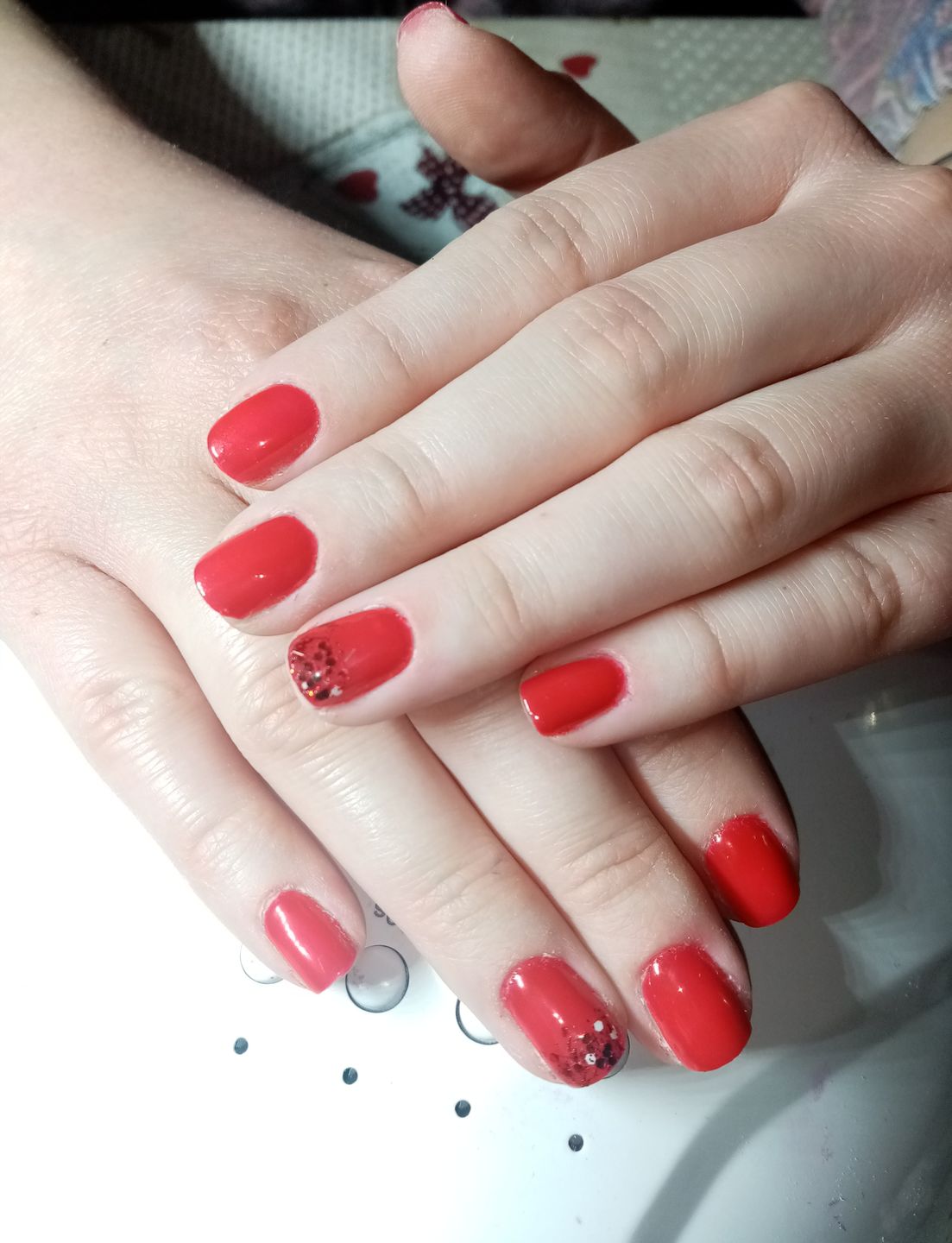 Customer photo review of Smalto Semipermanente LCI -  Rosso Ferrari