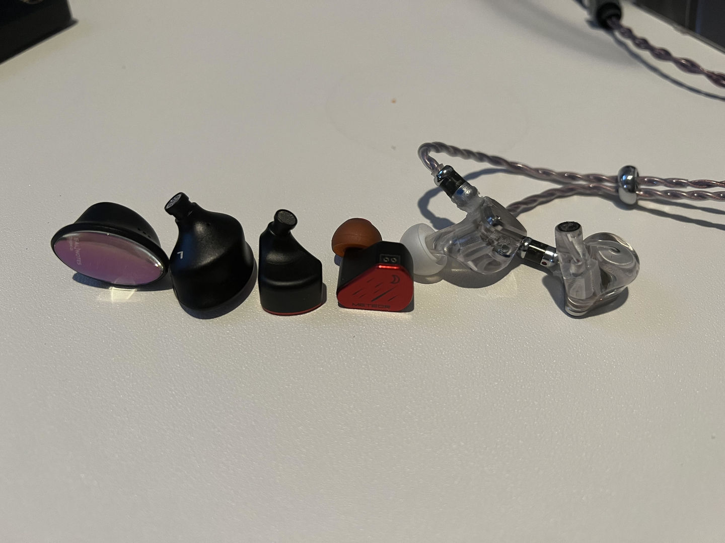 Customer photo review of Symphonium Audio x NightJar Meteor In-Ear Headphones