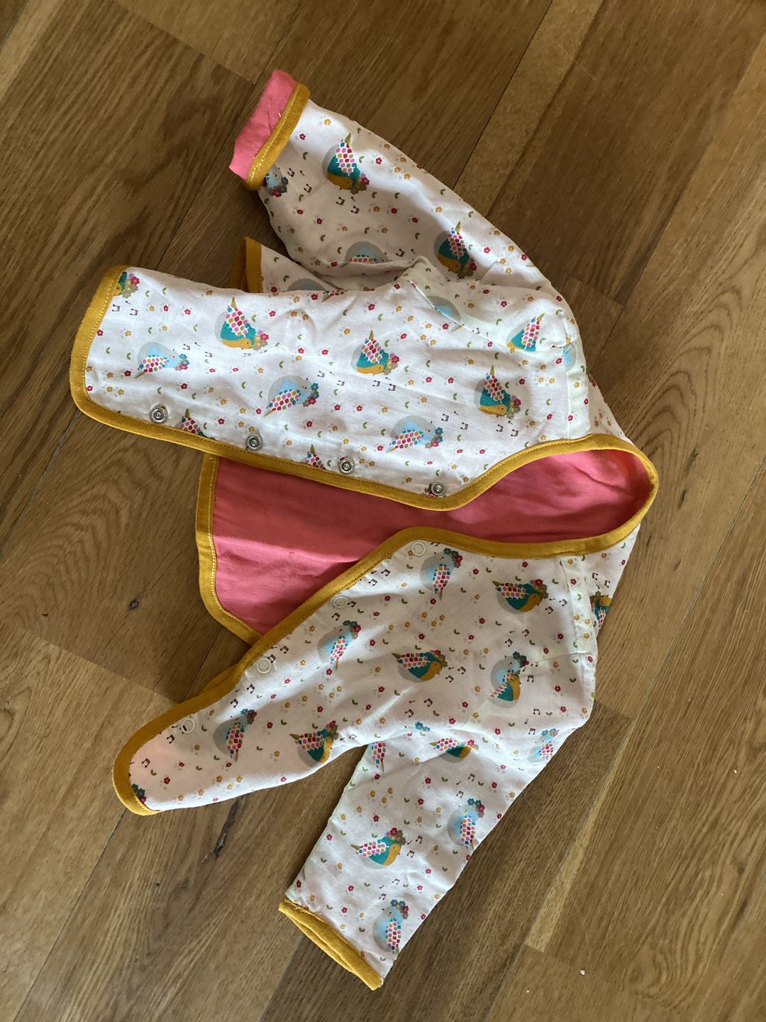 Customer photo review of The Birds Did Sing Reversible Spring Jacket