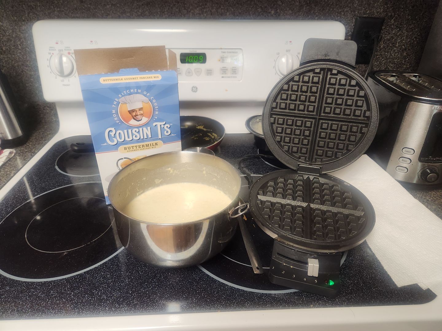 Customer photo review of Cousin T's Maple Syrup & Pancake Mix Bundle