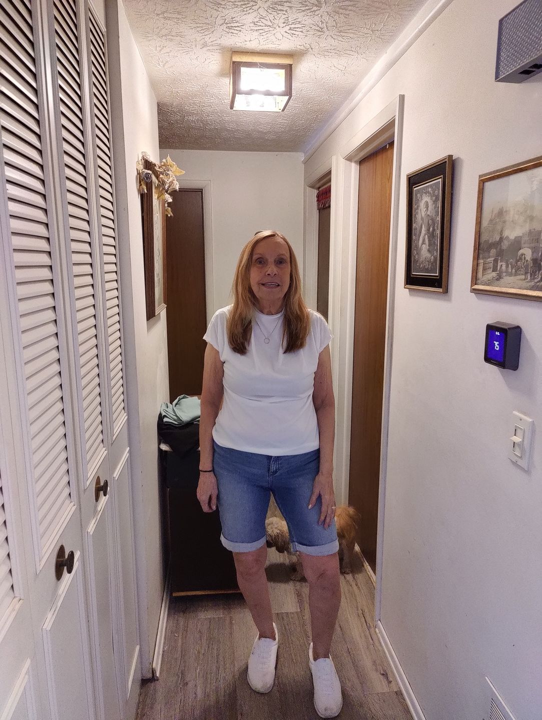 Customer photo review of Brigitte Brianna Cascade Top