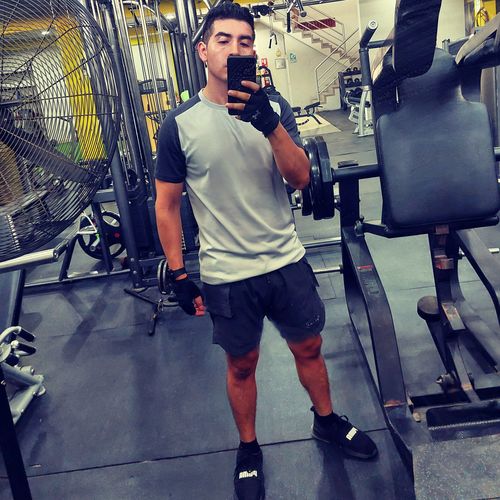 Customer photo review of Workout Cargo Shorts | Con licras | Grafito
