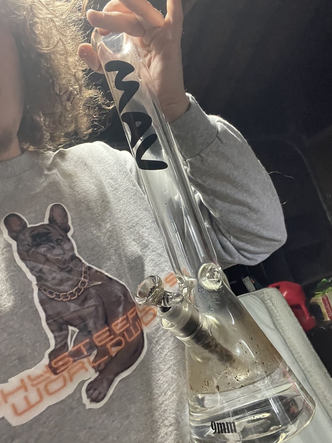 Customer photo review of 18" x 9mm Beaker Bong