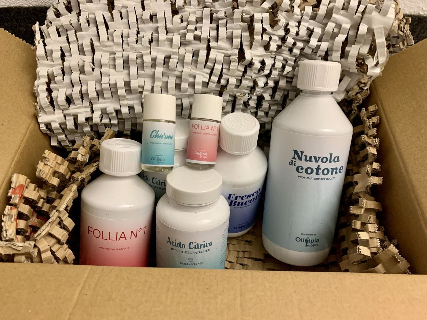 Customer photo review of Nuvola di Cotone profumatore per bucato OH Fragrance