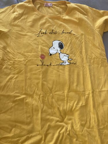 Customer photo review of نايت شيرت حريمي snoopy