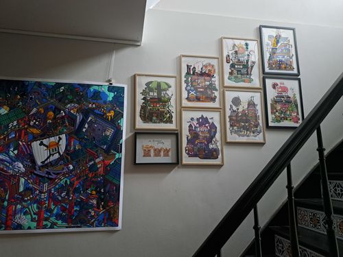 Customer photo review of Onsen Pokémon Storefront - Print
