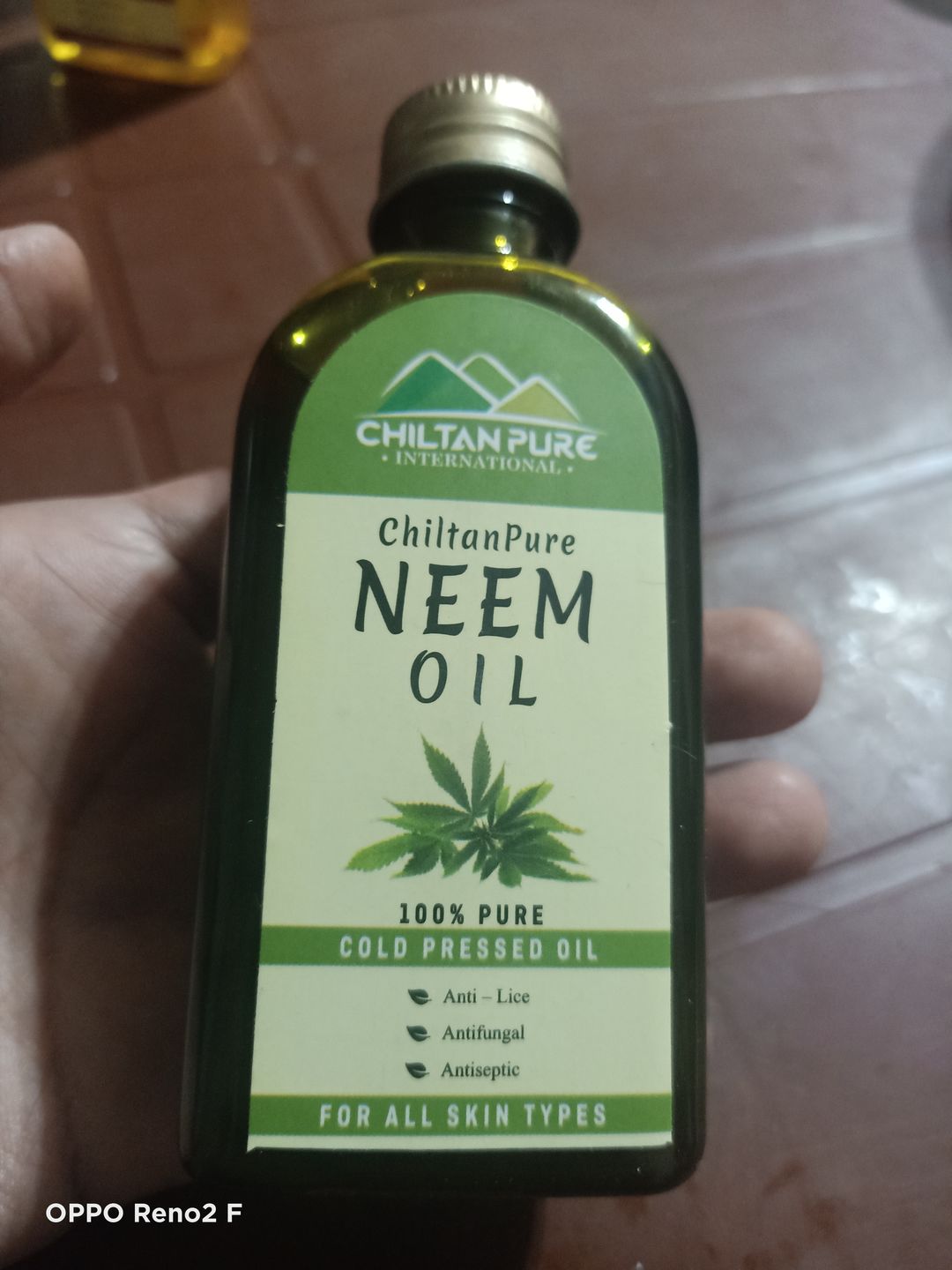 Customer photo review of Neem Oil - Best Acne Fighter & Anti-Allergy [نیم]
