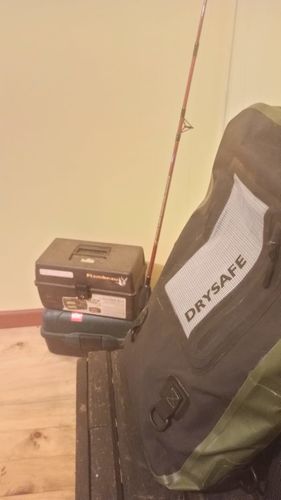 Customer photo review of Mochila Notebook 20 Litros Waterproof - Drysafe - Verde