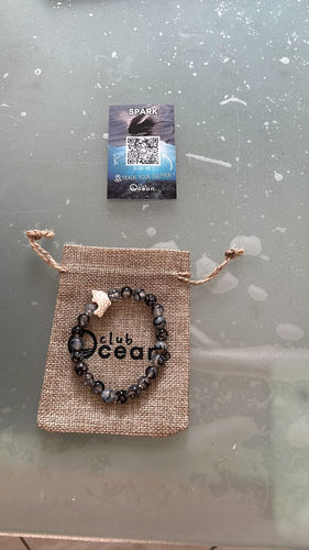 Customer photo review of "Dolphin" tracking bracelet