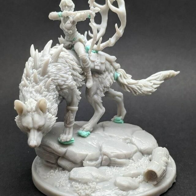 Customer photo review of Lila and Grimpaw Dire Wolf