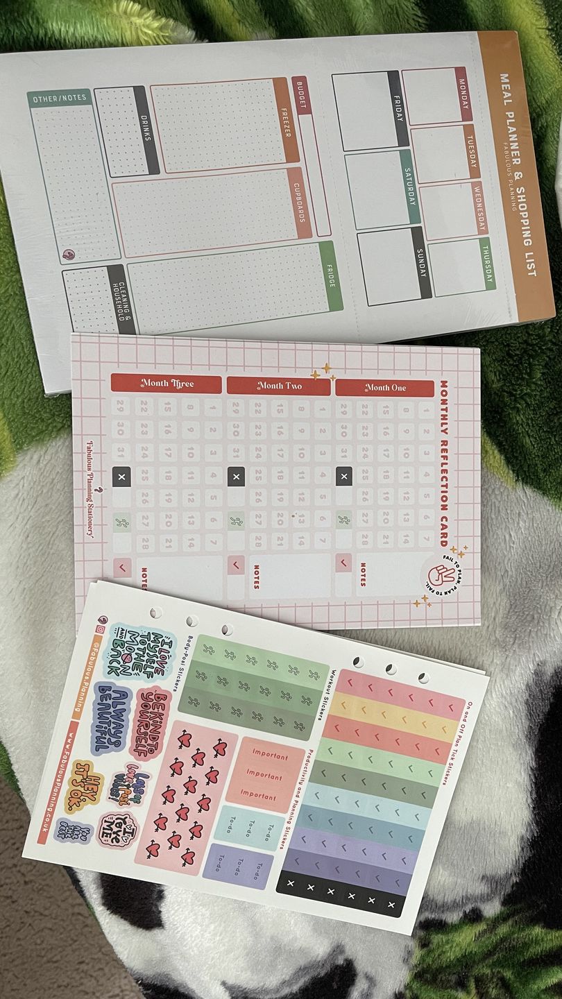Customer photo review of DL 2-in-1 Shopping List / Meal Planner