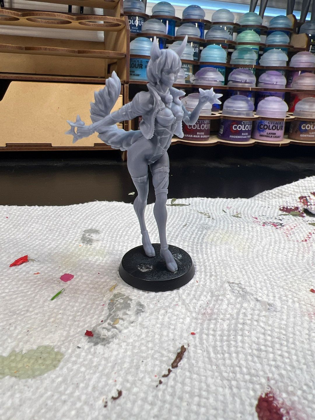 Customer photo review of Cat Girl Brawler - Cute Desktop Girl