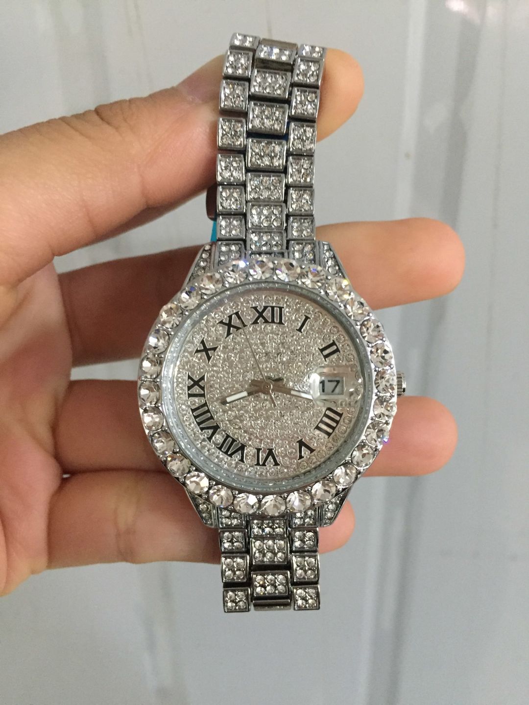 Customer photo review of 18k Gold Diamond Royal Watch
