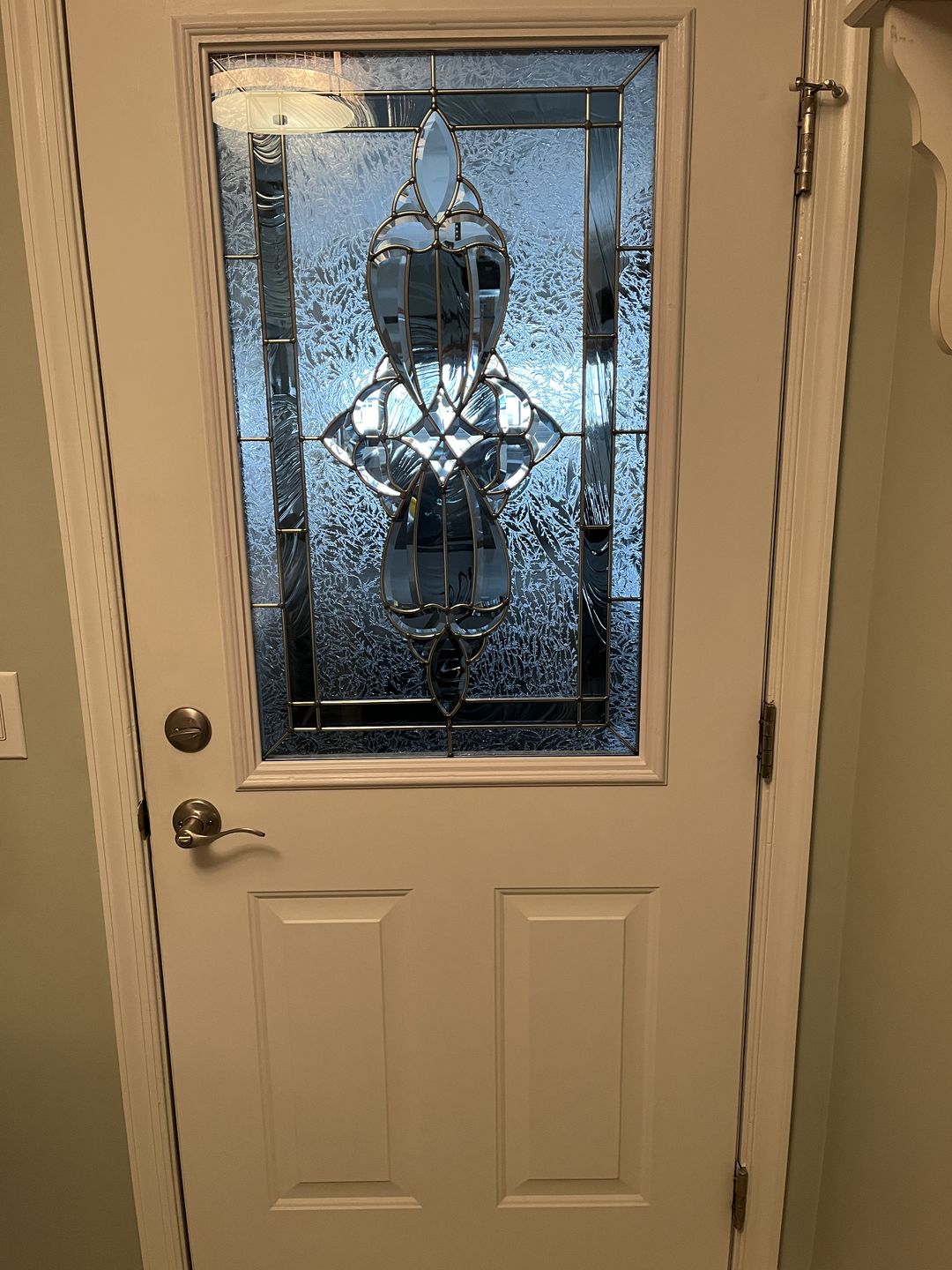 Customer photo review of Wexford Glass and Frame Kit (Half Lite 24" x 38" Frame Size)