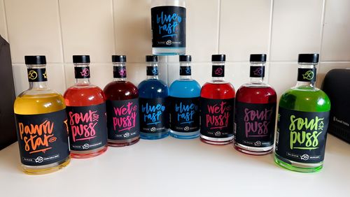 Customer photo review of Blue Rasp Mixed 6-Pack