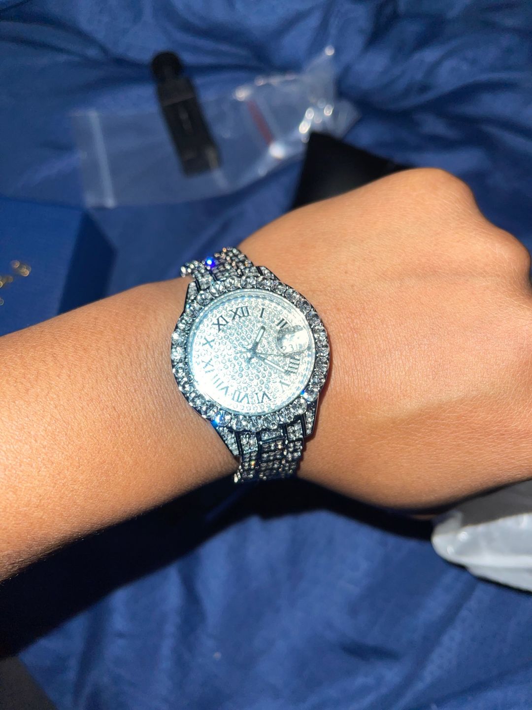 Customer photo review of 18k Gold Diamond Royal Watch