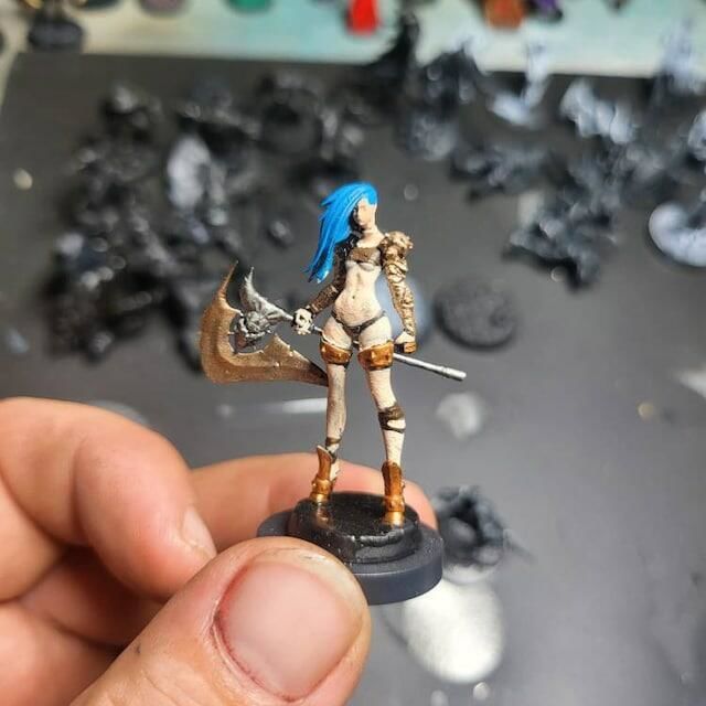 Customer photo review of Female Barbarian Pinup
