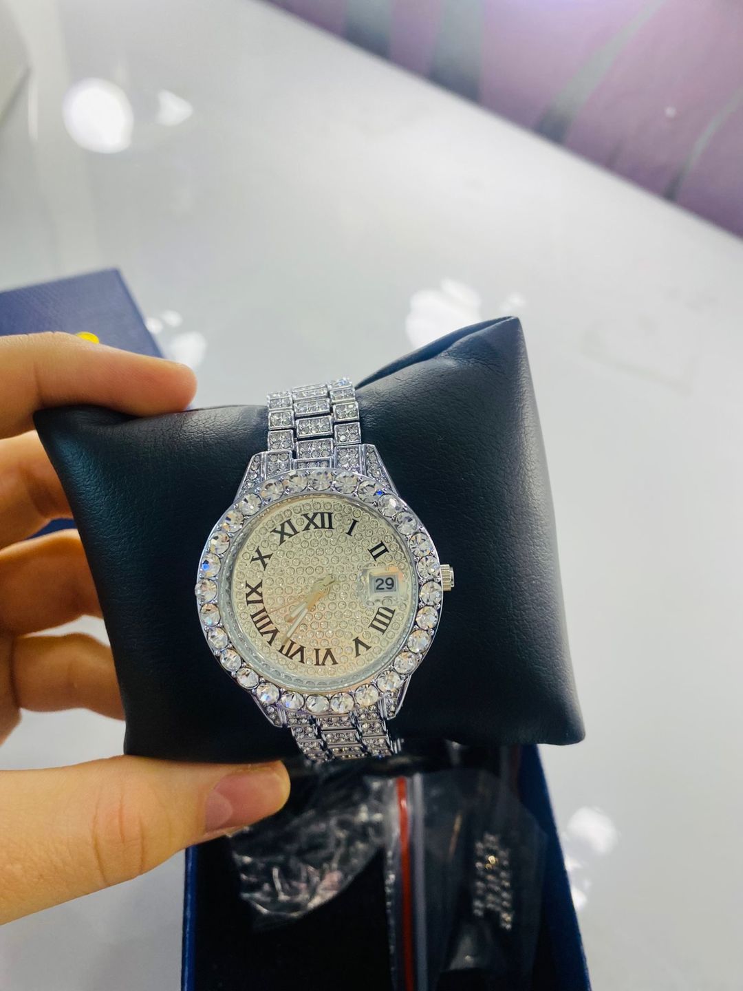 Customer photo review of 18k Gold Diamond Royal Watch