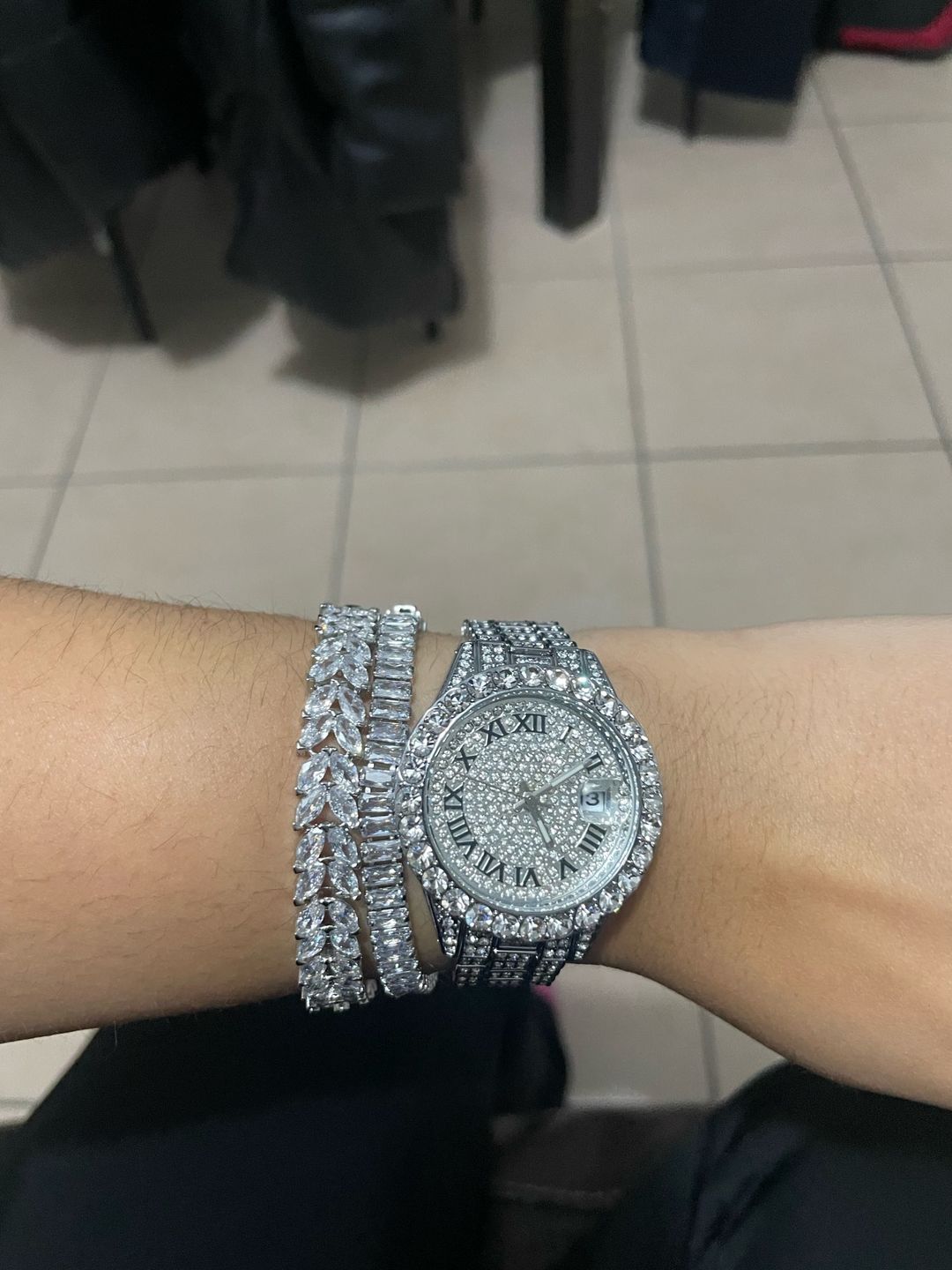Customer photo review of 18k Gold Diamond Royal Watch