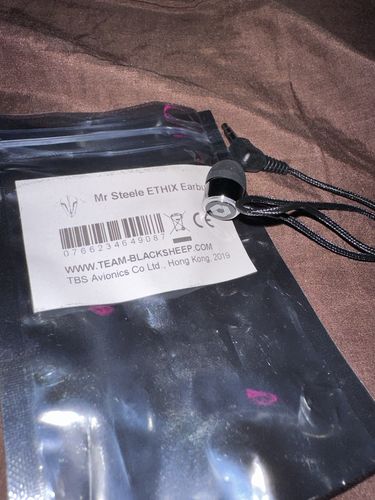 Customer photo review of TBS Team BlackSheep Mr Steele Earbud for FPV Goggles