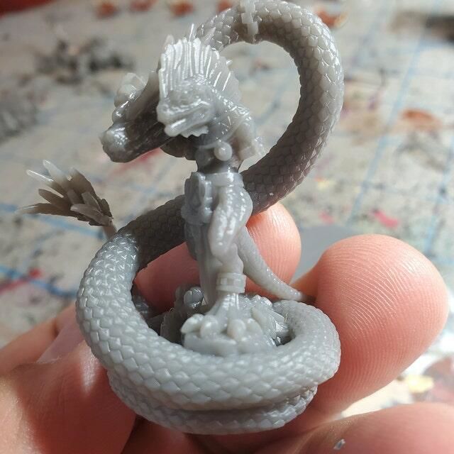 Customer photo review of Tonatiuh, Coatl whisperer