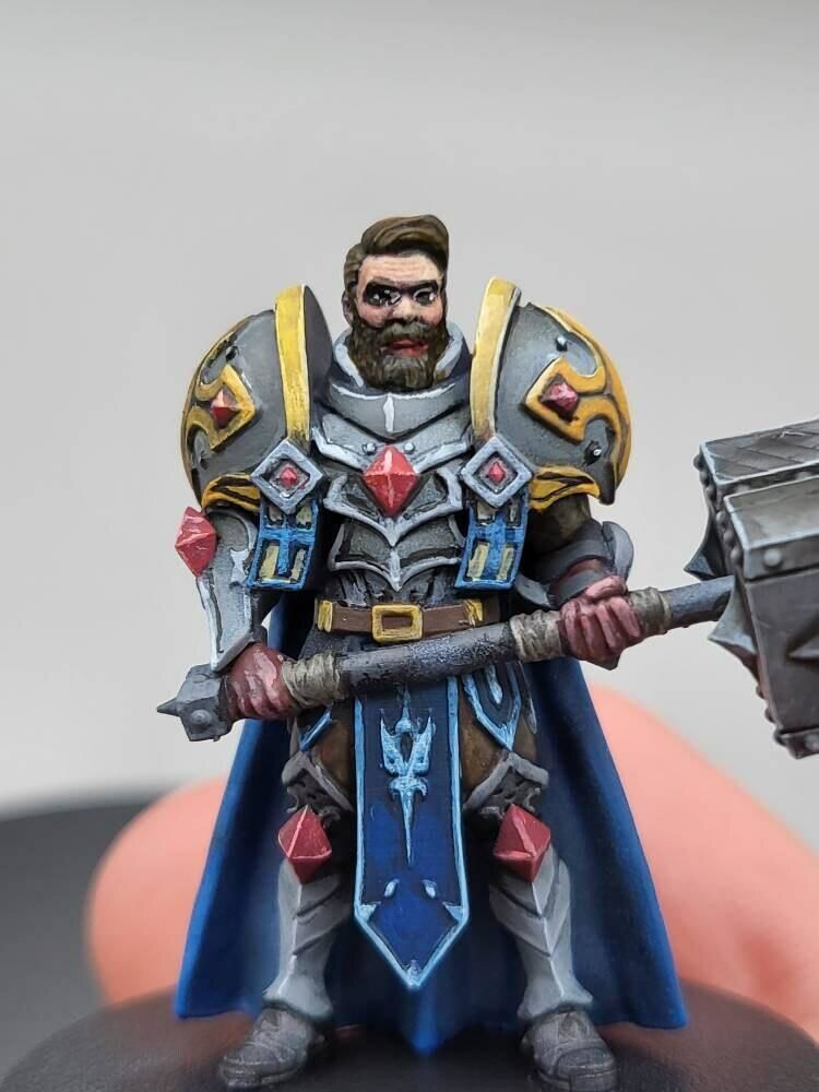 Customer photo review of Sir Warrick Male Paladin