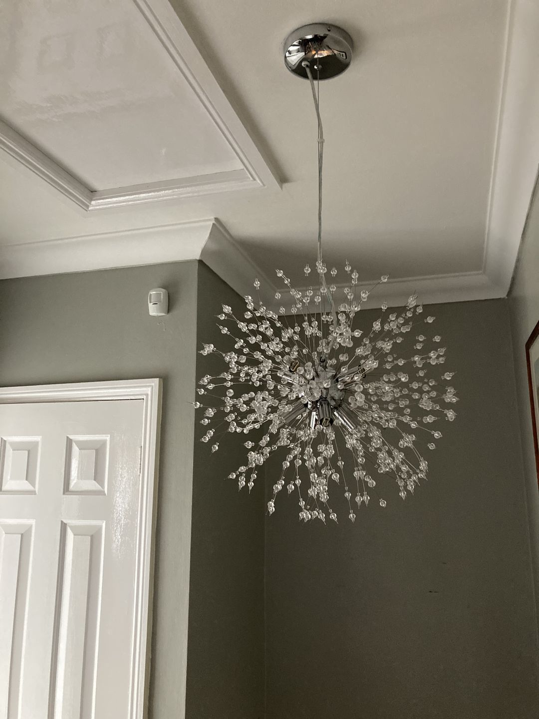 Customer photo review of Luxury 8-Light Sputnik Firework Chandelier