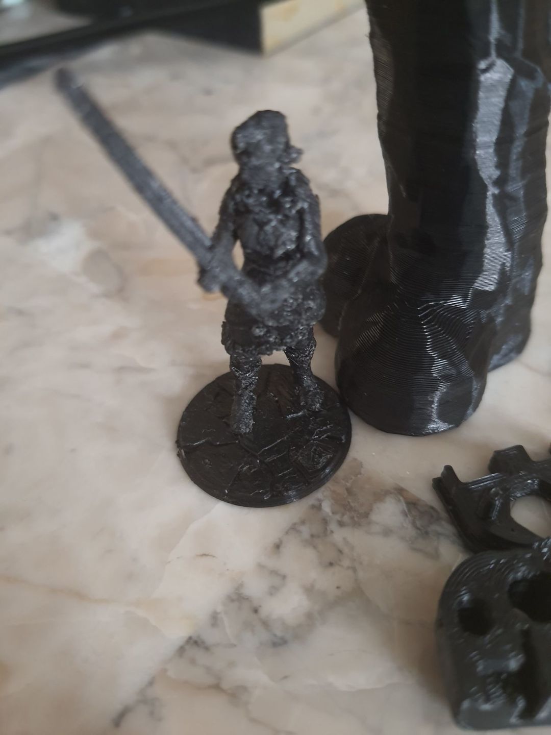 Customer photo review of Black PETG Filament 1.75mm 5kg