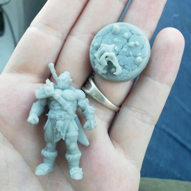 Customer photo review of Nadug- Half Orc Warrior