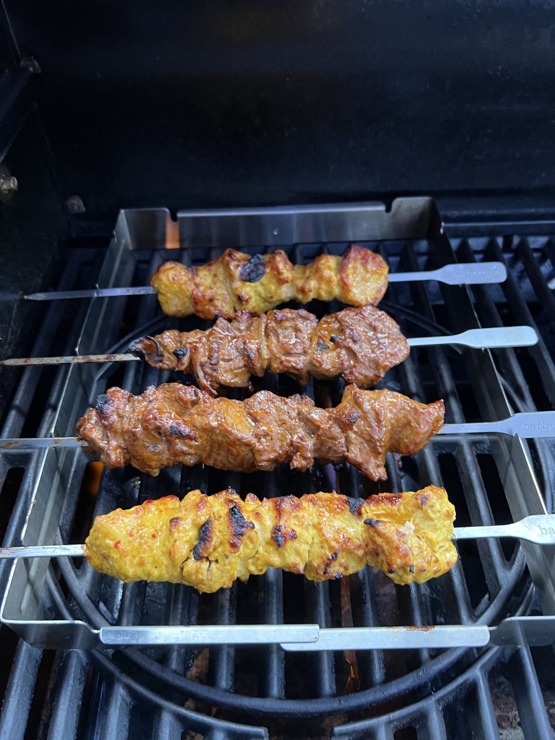 Customer photo review of Rinder-Schaschlik BBQ – rauchig-süß mariniert & grillfertig | mySchaschlik