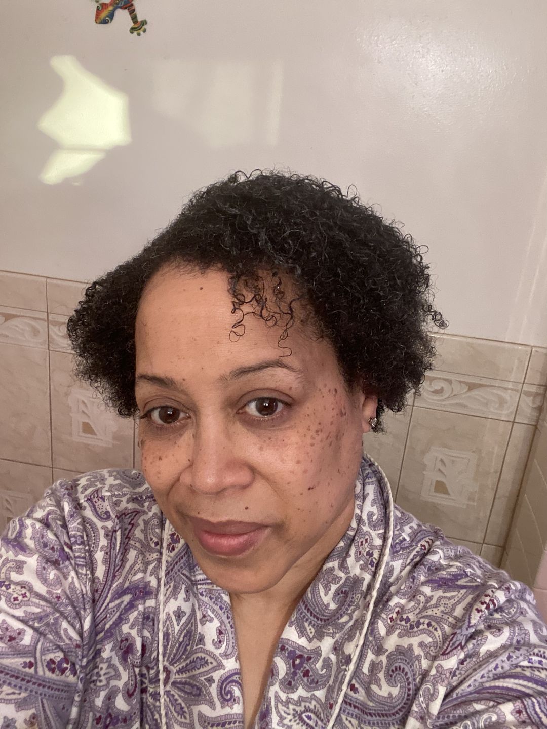 Customer photo review of Wash and Go System with Heavy Hold for Curly Hair