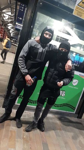 Customer photo review of Arcs Balaclava - Black