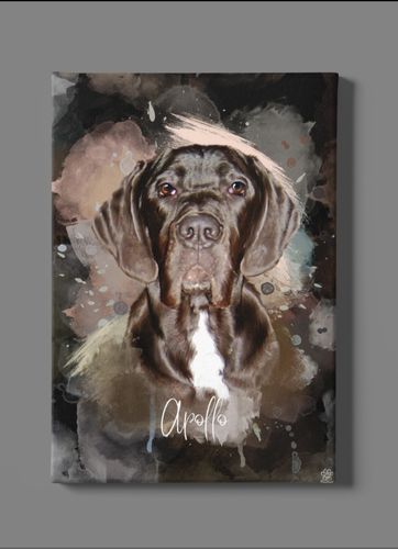 Customer photo review of Aquarell Pawtrait