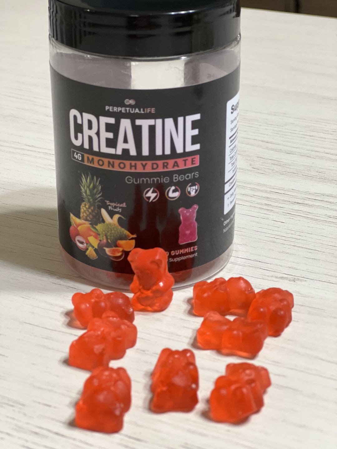 Customer photo review of Creatine Monohydrate Gummy Bears Low-Sugar