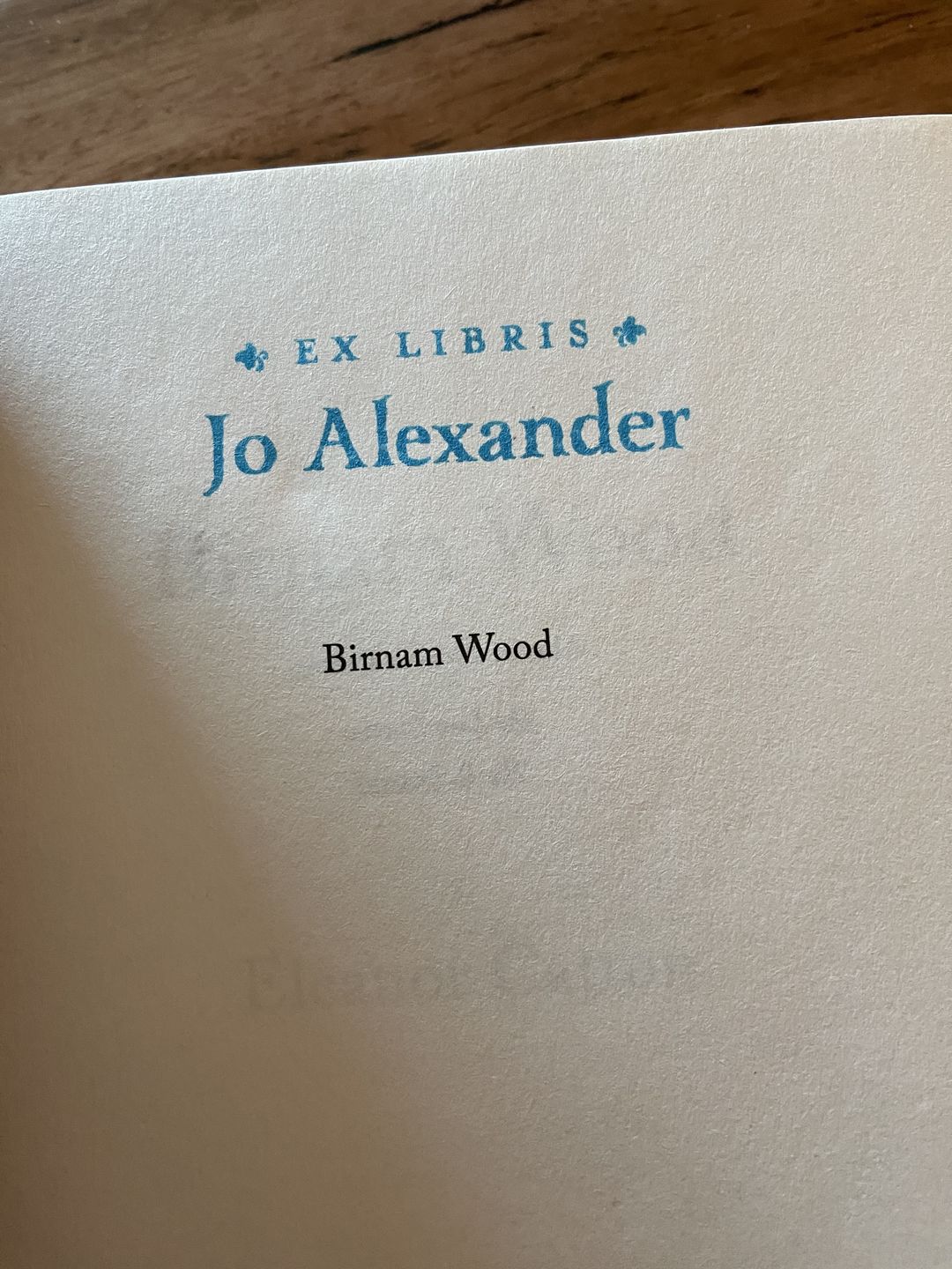Customer photo review of Pemberley - Personalised Bookplate Rubber Stamp