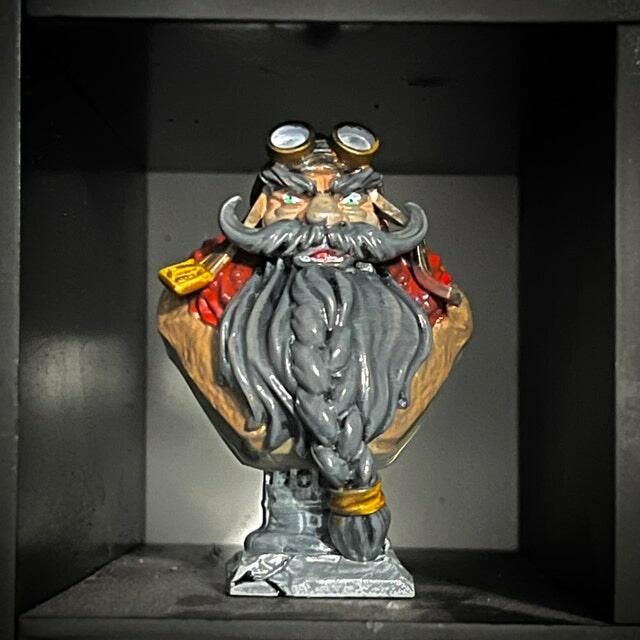 Customer photo review of Aviator Dwarf Bust