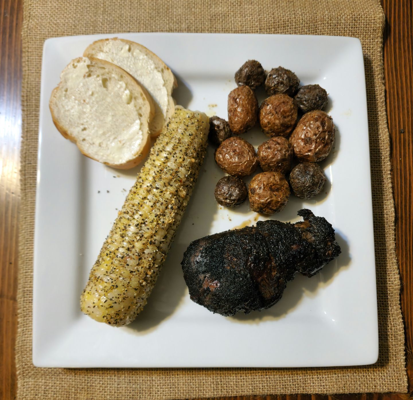 Customer photo review of Blackout Beef & Game Charcoal Seasoning