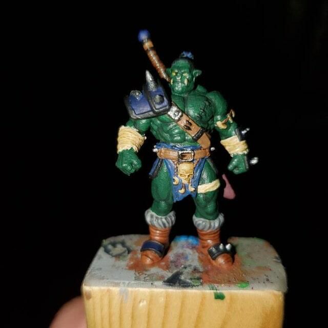 Customer photo review of Nadug- Half Orc Warrior