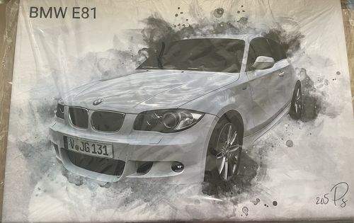 Customer photo review of Dein Auto im Aquarell-Stil | Geschenk für Autoliebhaber