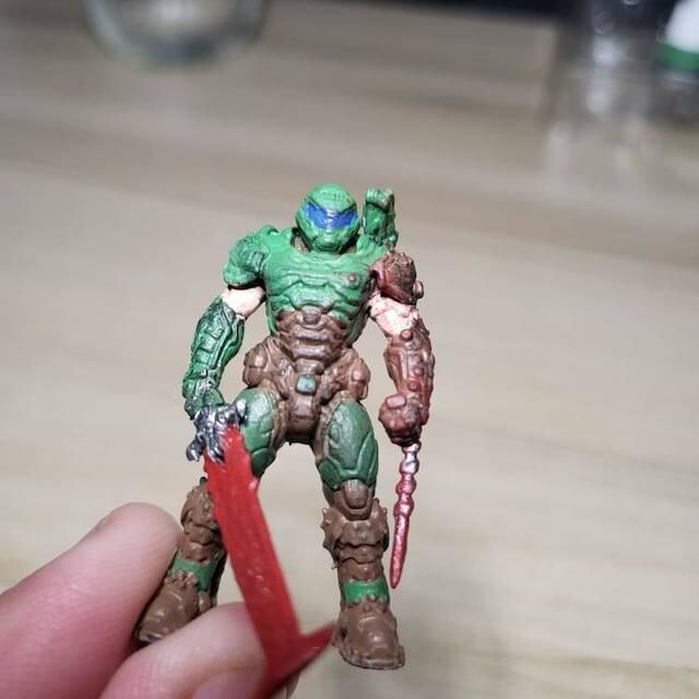 Customer photo review of Doom Guy