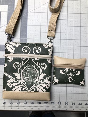 Customer photo review of Wanderlust Phone Bag Pattern