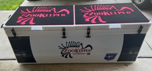 Customer photo review of ICEY-TEK 270 Quart Split-Lid Cooler