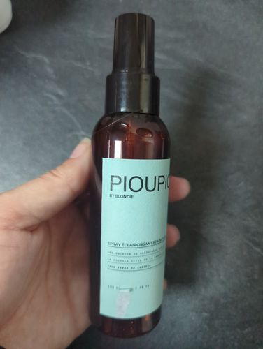 Customer photo review of Notre soin éclaircissant pour des cheveux rayonnants en moins de 5 minutes