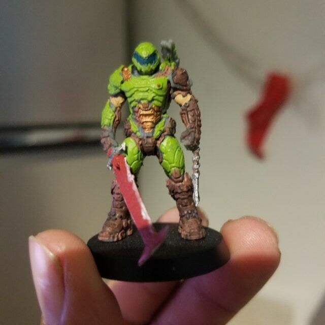 Customer photo review of Doom Guy