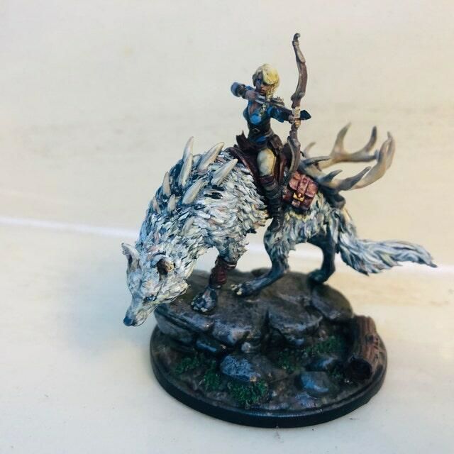 Customer photo review of Lila and Grimpaw Dire Wolf