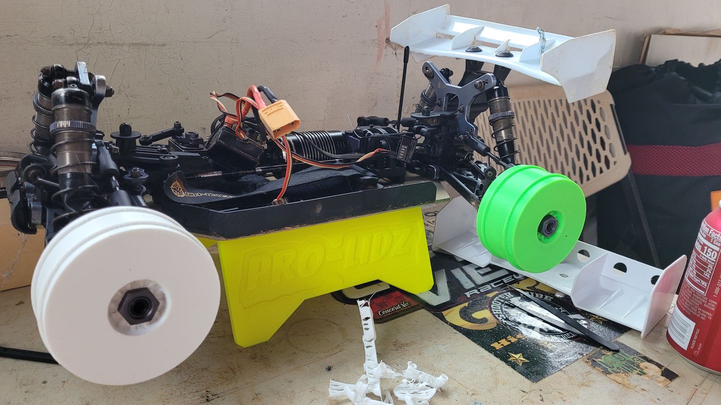 Customer photo review of Fluorescent Yellow PETG Filament 1.75mm